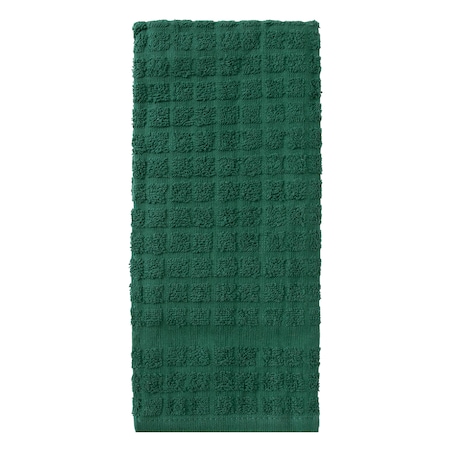 Ritz Concepts Solid Kitchen Towel 100% Cotton Terry Dark Green, PK12 15320